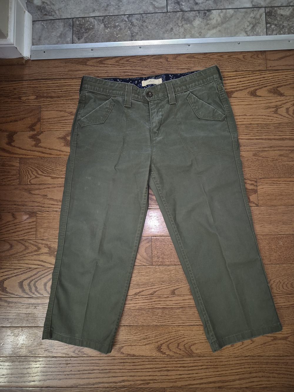 Levi's Olive Green Straight Fit Chinos